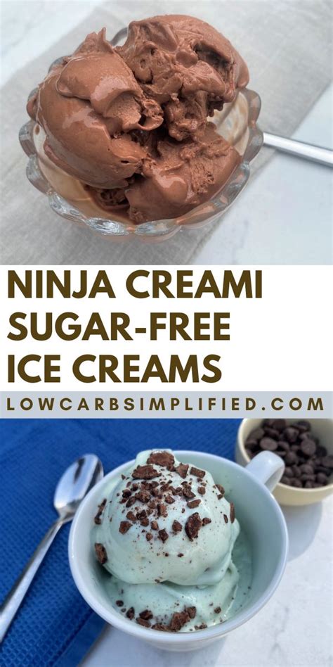 The Best Ninja Creami Sugar-Free Ice Creams | Sugar free ice cream ...