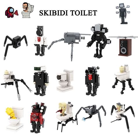 Skibidi Toilet Lego Simulator Building Blocks Educational Puzzle Fun ...