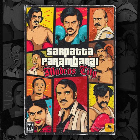 Sarpatta Parambarai Poster Illustration | Images :: Behance