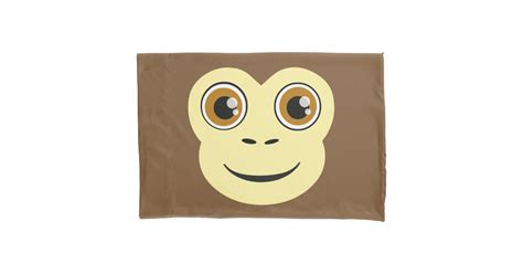 Monkey Face Pillow Case | Zazzle