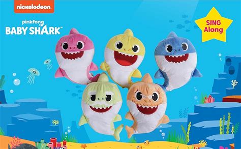 Buy Pinkfong Baby Shark Plush Singing Plush Toy 8 Inch Grandpa Shark ...