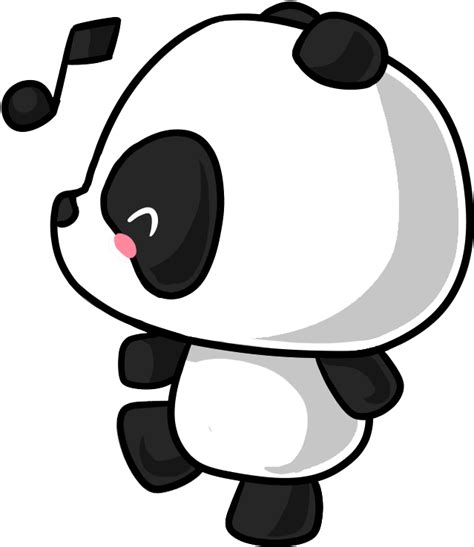 Panda Singing - Cartoon Clipart - Full Size Clipart (#3196557) - PinClipart