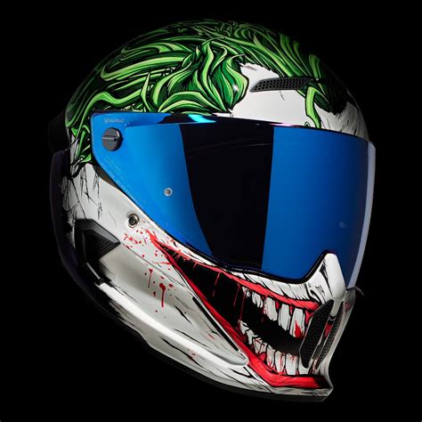 Ruroc | ATLAS 4.0 The Joker | Full Face Bluetooth Motorcycle Helmet | Ruroc