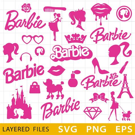 Barbie Bundle SVG, Barbie Vector, Barbie Logo, Barbie Birthd - Inspire ...