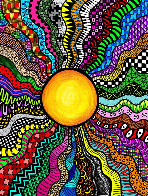 70+ Colorful Doodle Designs