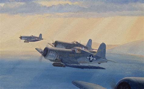 Original F4U Corsair Painting