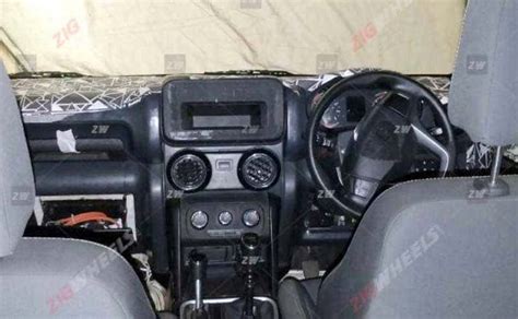 2020 Mahindra Thar 4x4 Interior Spied - CarandBike