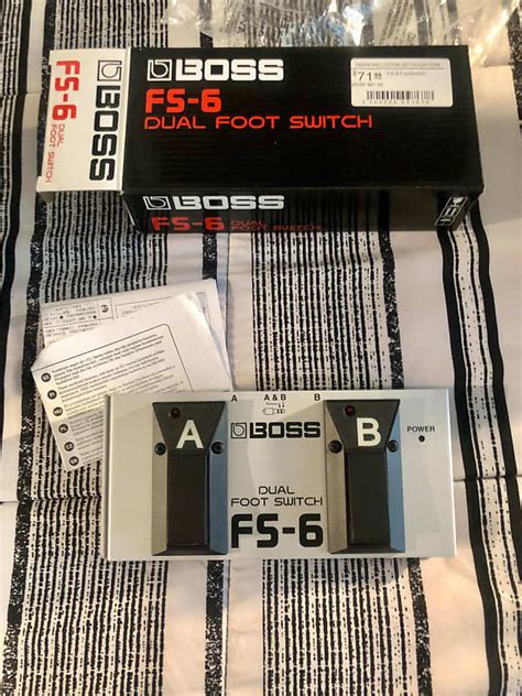 Boss FS-6 Dual Foot Switch Pedal - Free Shipping | Reverb