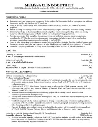 Updated instructional design resume | PDF | Free Download