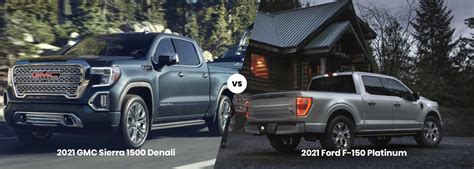 2021 GMC Sierra 1500 Denali vs Ford F-150 Platinum | Frank Brown GMC