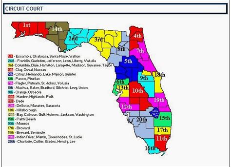 State Court System: The Florida Circuit Courts and The Florida County ...