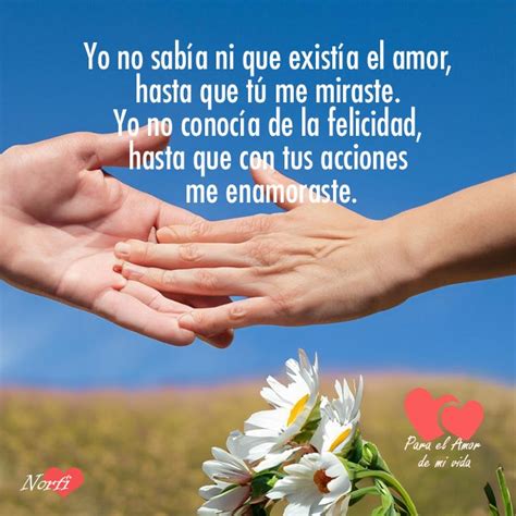 Frases de amor para el hombre o la mujer de mi vida