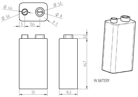 Battery 9V (Brand by Eastpower)