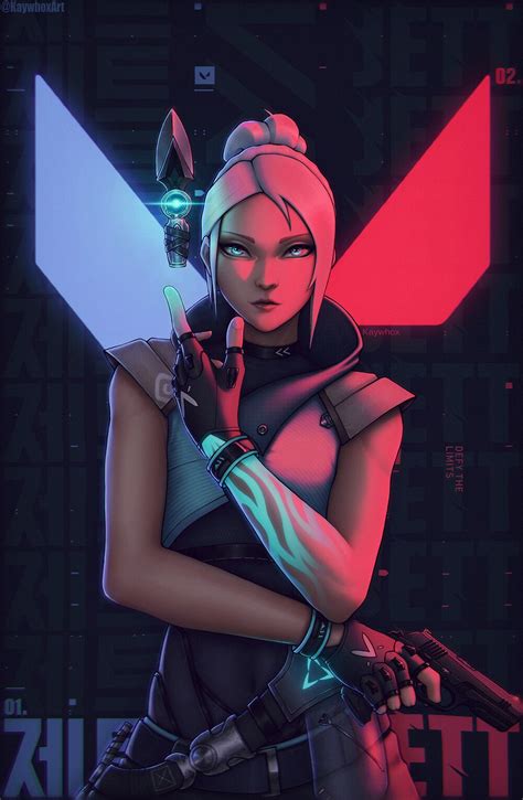 ArtStation - Jett - Valorant, Kay whox | Gaming wallpapers, Gaming ...