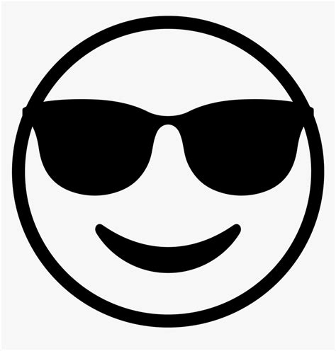 Smiley Face Emoji Clip Art Black And White | Images and Photos finder