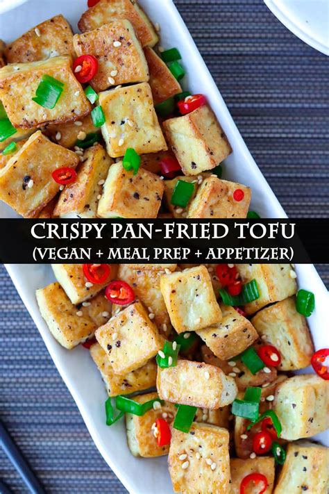 Crispy Pan-fried Tofu (Vegan, Gluten-free, & Meal Prep) - That Spicy Chick