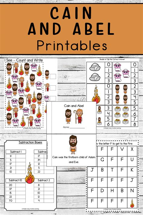 Cain and Abel Printable Pages | Free Homeschool Deals