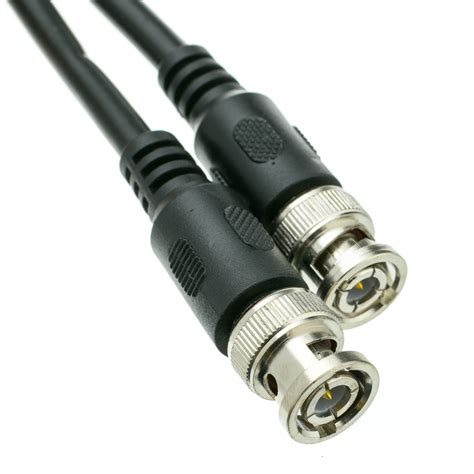 3ft Black BNC RG59/U Coaxial Cable, BNC Male