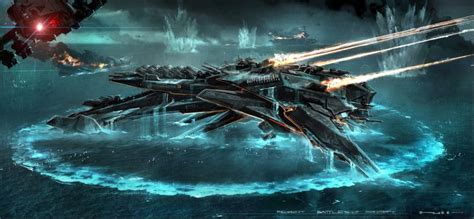 The Raw Beauty of Battleship's Alien Concept Art Concept Art World ...