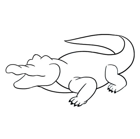 How to Draw an Alligator - Really Easy Drawing Tutorial