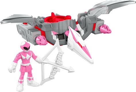 Buy Fisher-Price Imaginext Power Rangers Pink Ranger & Pterodactyl Zord ...