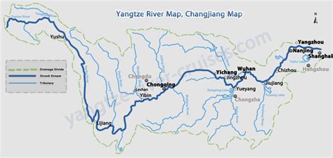 Chang Jiang River World Map