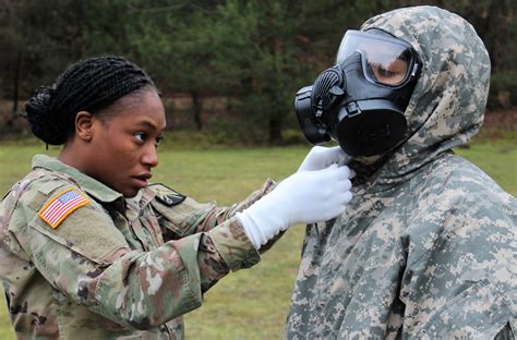 Active, Reserve Soldiers cough, sneeze and learn during CBRN training ...