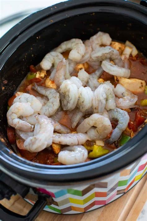 Slowcooker Jambalaya with Rice - Peanut Blossom