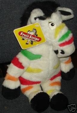 RARE 16" Yipes! Stripes! Fruit Stripe Gum Plush Zebra | #16558788