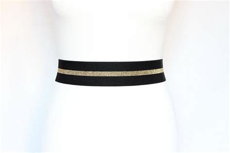 Black Stretch Women's Belt Elastic Belt Waist Cincher Belt - Etsy