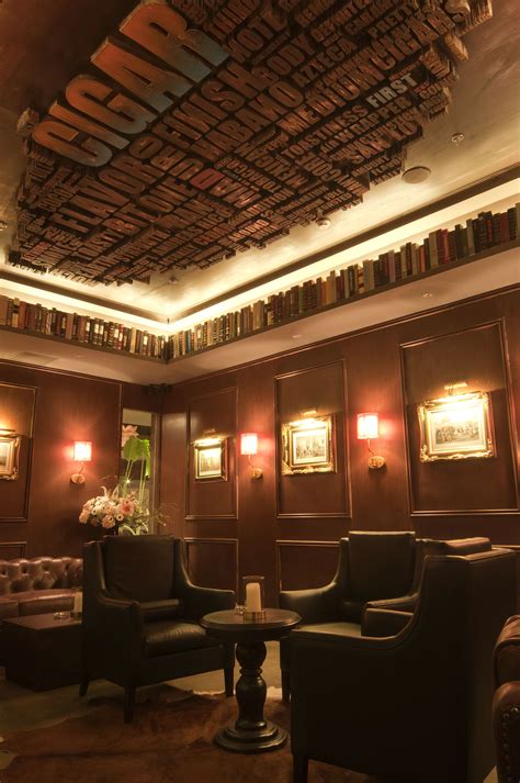 Cigar Bar - Lang Club | Cigar lounge decor, Cigar room, Lounge decor