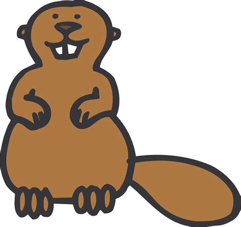 Download Beaver, Standing, Animal. Royalty-Free Vector Graphic - Pixabay