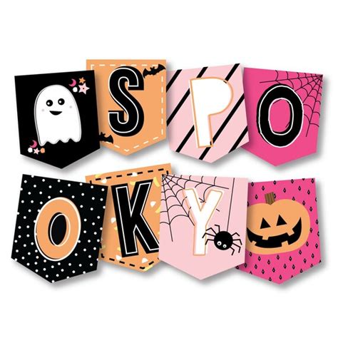 Spooky Halloween Printable Banner Halloween Printable Banner - Etsy