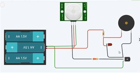 Pir Detector Circuit Diagram