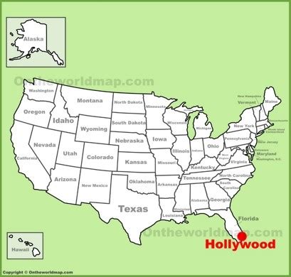 Hollywood Map | Florida, U.S. | Discover Hollywood with Detailed Maps