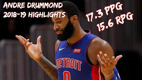 Andre Drummond 2018-19 Season Highlights [HD] - YouTube