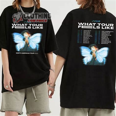 Jvke Concert Tour 2023 Merch, Jvke What Tour Feels Like Tour 2023 Shirt ...