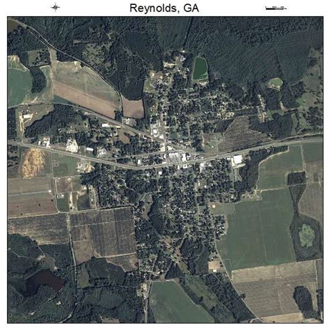 Aerial Photography Map of Reynolds, GA Georgia