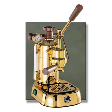 La Pavoni Brass Manual Espresso Machine Lowes.com | Cappuccino machine ...