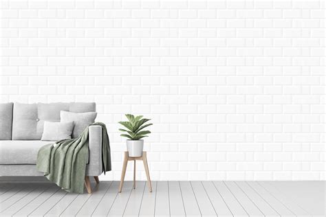 3D White Brick | Seamless Pattern Wallpaper