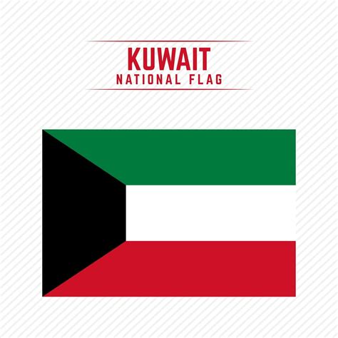 National Flag of Kuwait 2828099 Vector Art at Vecteezy