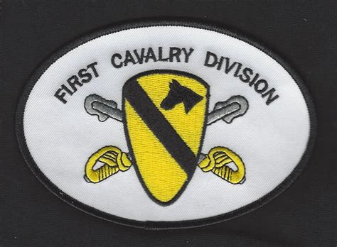 1st Cavalry Division Patch Oval | Crossed Sabers – Chapter Gift Shop