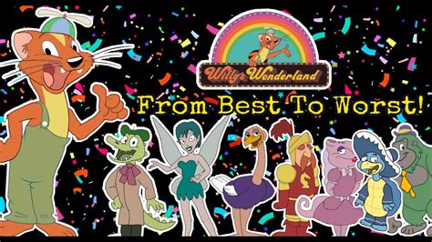 ALL WILLY’S WONDERLAND ANIMATRONICS RANKED FROM BEST TO WORST!!! - YouTube