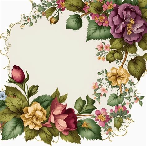 Free Floral Borders Frames Clipart