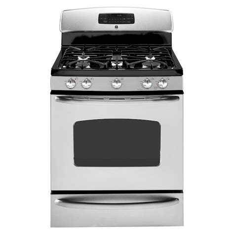 GE 30-Inch 5-Burner Freestanding Gas Range (Color: Stainless Steel) in ...