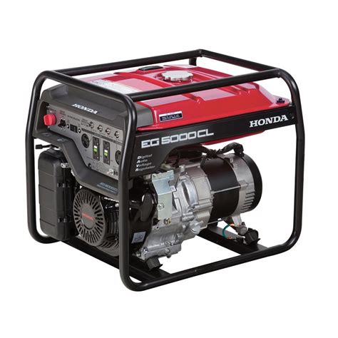 Honda 4500-Watt Gasoline Powered Portable Generator with GX390 OHV ...