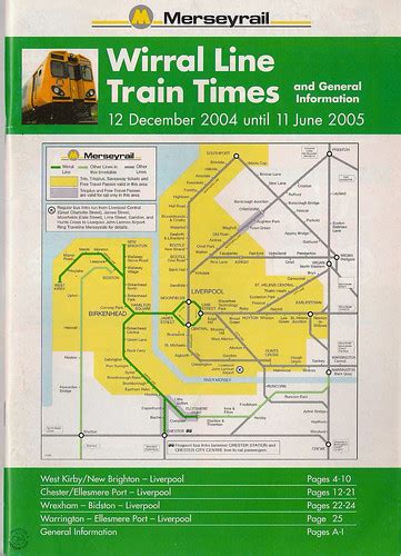 Merseyrail Wirral Line Timetable From 12th December 2004 U… | Flickr