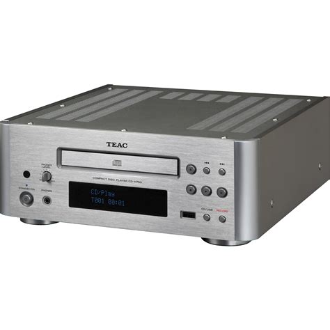 Teac CD-H750 Compact Disc Player (Silver) CD-H750-S B&H Photo