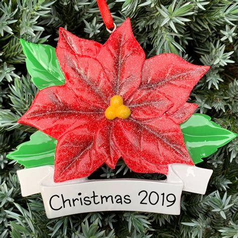 Poinsettia Ornament - Etsy