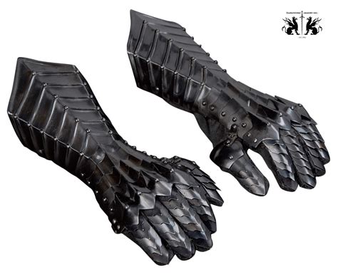 Medieval Steel Gothic Gauntlet Gloves New Antique Armour Functional ...